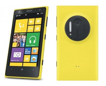 Smartfon Nokia Lumia żółty 1020 32 GB aparat 41 MP