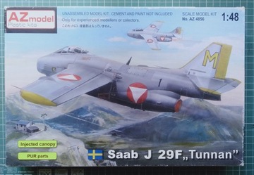 Saab J 29F Tunnan 1/48 AZmodel 