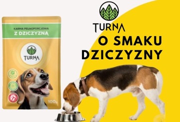 Mokra karma  dziczyzna 0,1 kg 24szt ZBIÓRKA 1+1