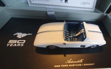 1962 FORD MUSTANG I Concept 1:24 Automodello