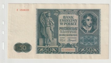 50 zł 1941 r. seria E