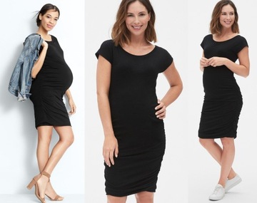 GAP Maternity sukienka ciążowa czarna M