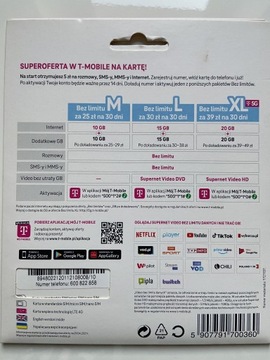 Karta SIM T-Mobile złoty numer łatwy 600 822 858