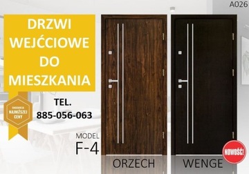 Drzwi wejściowe zewnętrzne do bloku z montażem! 