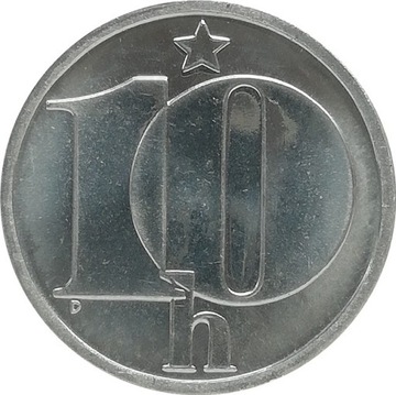 Czechosłowacja 10 haleru 1981, KM#80