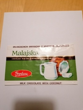 Opakowanie czekolada Malajska Goplana 