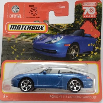 MATCHBOX Porsche 911 Carrera Cabriolet