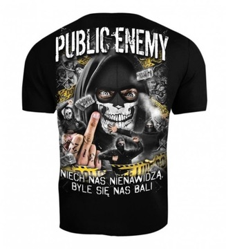 T-shirt Public Enemy Niech Nas Nienawidzą black M