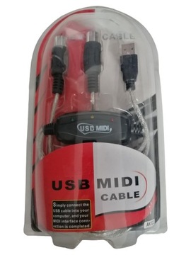 Kabel muzyczny, konwerter  USB - MIDI