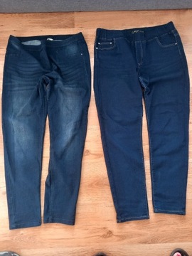 Spodnie jeansy damskie r.46