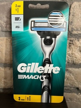 Gillette Mach 3 maszynka + 2 wkłady