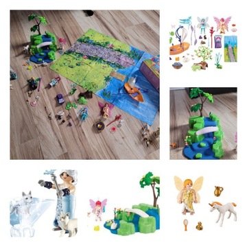 playmobil wróżki 9330 9353 9438 4148 jednorożce