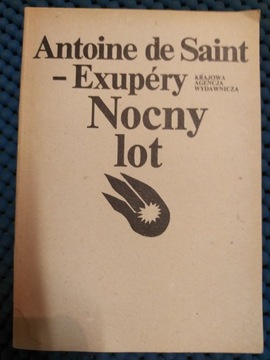 Książka "Nocny lot" Antoine de Saint-Exupery