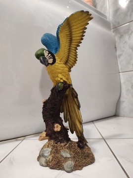 Przepiękna wielka Papuga ręcznie malowana
