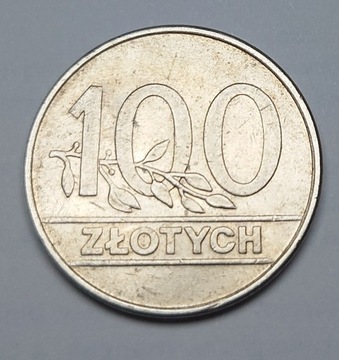 Moneta 100 złotych - 1990 rok