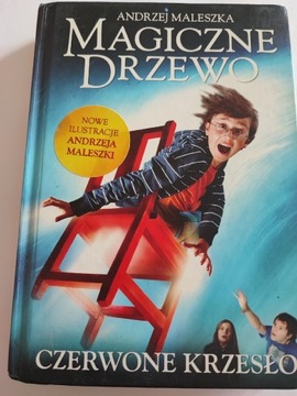 Książka Magiczne Drzewo Czerwone krzesło 