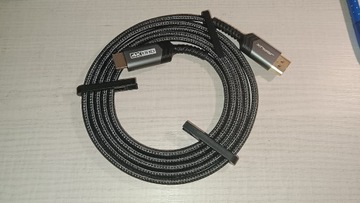 Kabel Jsaux 4K Display Port na HDMI - 2 m