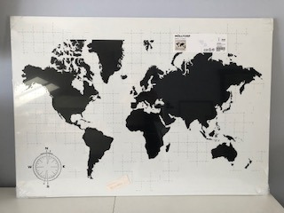 Mapa świata tablica MÖLLTORP IKEA nowa