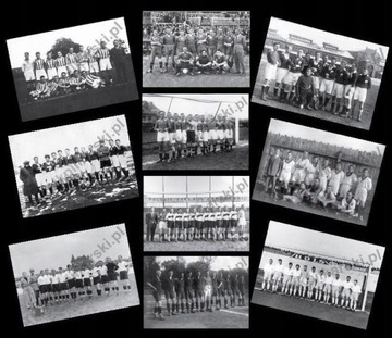 10 pocztówek przedwojennych klubów sport nr 91-100