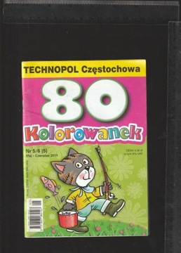 80 kolorowanek Technopol nr.5