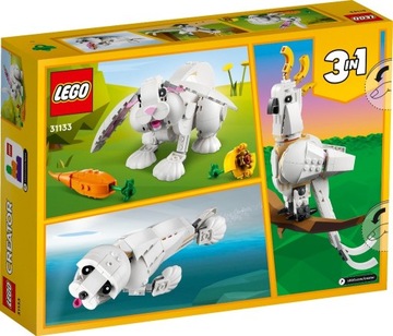 LEGO Creator - Biały królik klocki 3w1