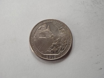 V/5 USA NORTH CAROLINA 25 CENTS 2015