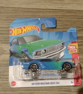 autko hotwheels 69 Ford Mustang Boss 302 244/250