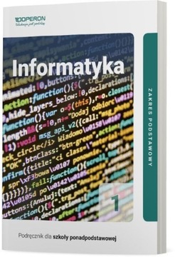 Informatyka 1 Podręcznik Zakres podstawowy ~ NOWA