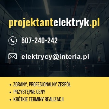 Projekt instalacji elektrycznej.