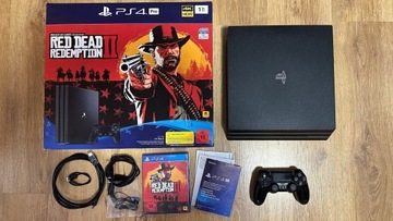 Zestaw PlayStation PS4 Pro 1TB CUH-7216B +GRA RDR2