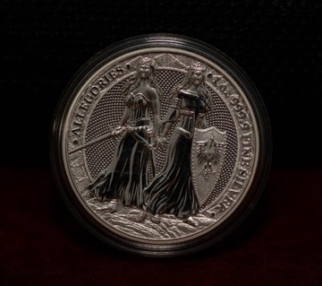 Srebrna moneta, alegorie, germania mint, polonia