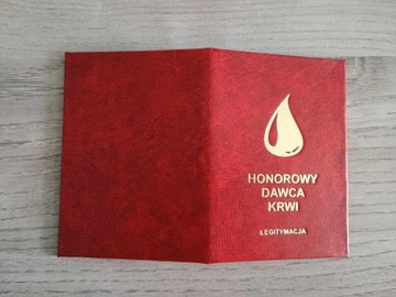 Legitymacja, Książeczka Honorowego Dawcy Krwi, HDK