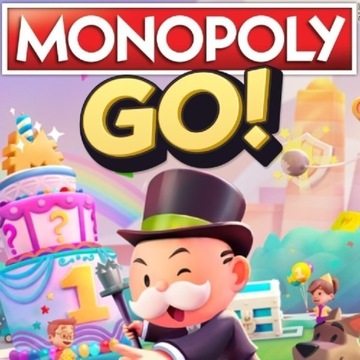 Naklejki 5szt 3* Monopoly GO! Losowo na gwiazdki