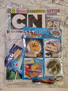 Cartoon Network Magazyn z 3 prezentami, nowy!