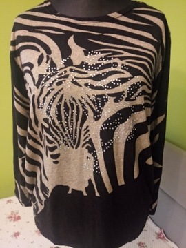 Sweter zebra cienki rozmiar 44