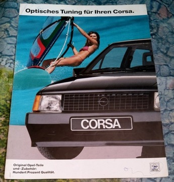 Opel Corsa Tuning 1987 r. Prospekt .