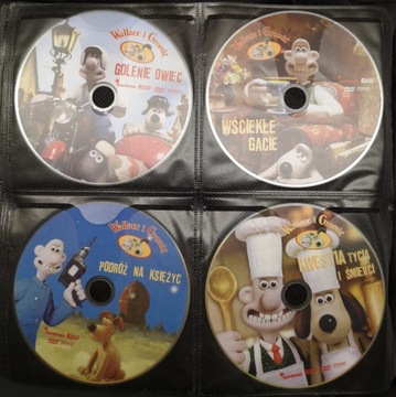Wallace i Gromit 4 DVD bez pudełka
