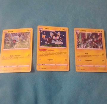 Karty Pokemon TCG: (60/192), (61/192), (62/192)