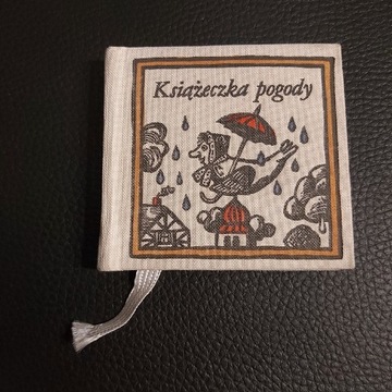 Książeczka pogody-miniaturka-przysłowia-1987r.w.I.