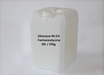 Gliceryna o jakości farmaceutycznej 99,5 20L 25kg