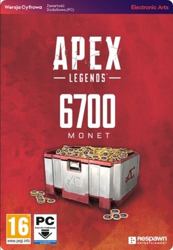 6700 APEX LEGENDS COINS (KOD EA PLAY)