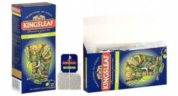 Herbata zielona ekspresowa Kingsleaf 25 torebek