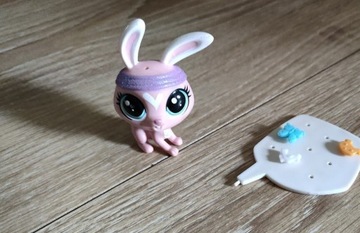 Littlest pet shop LPS królik z dymkiem