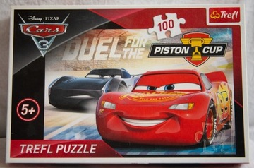 Trefl Puzzle 100 Auta 3 Piston Cup 16313