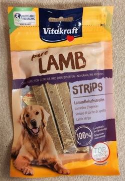 Vitakraft Pure Lamb Paski z Jagnięciny 80 g