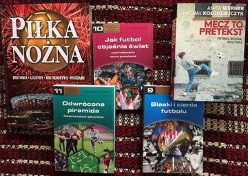 Książki o tematyce futbolowej  5 sztuk
