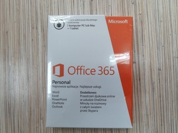Nowy zafoliowany Office 365 Personal BOX
