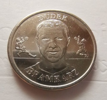 Moneta"Dudek Bramkarz"PZPN gwiazdy reprezent 2002