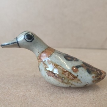 Miniaturowa figurka ptak Mexico porcelana