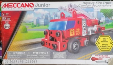 Klocki MECCANO Junior 5+ 163elemety Straż pozarna